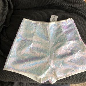 Cider small sequined shorts